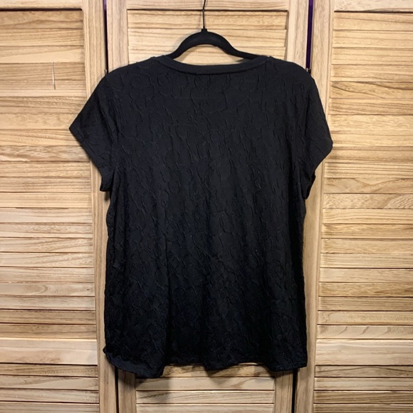 Simply Vera Verawang Black Textured Design Size M - Picture 8 of 8